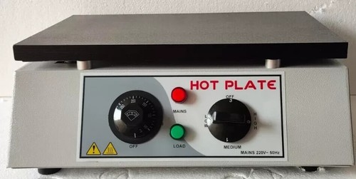 Laboratory hot plate - plate, with