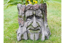 Tree Trunk Stump Planter Wood