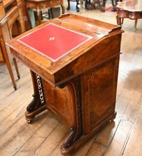 Victorian Davenport Desk Burr
