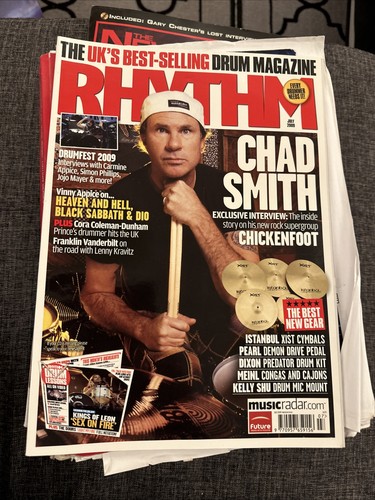 Chad smith rhythm magazine - chad,