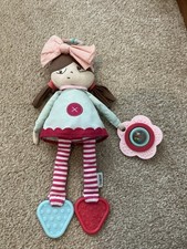 Mamas & papas kids babies rattle rag doll Bella