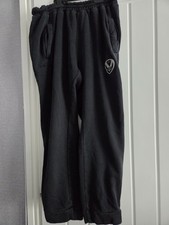 Black St Helens Rugby Track Pants Size XL