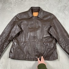 G Star Leather Jacket Mens
