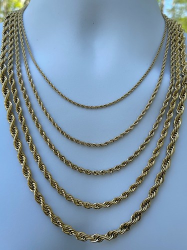 Men real rope chain - real,
