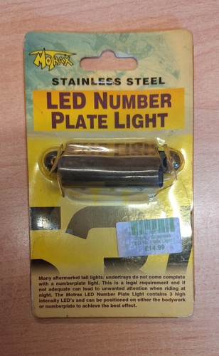 Motrax motorcycle led number - motorcycle,