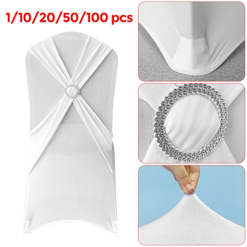 White chair covers spandex - white,