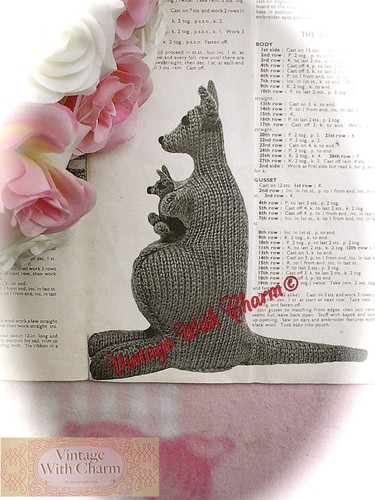 Vintage toy knitting - vintage, pattern