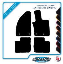 Fits Fiat Tipo Estate 2016 onwards Luxury BLACK tailored car mats