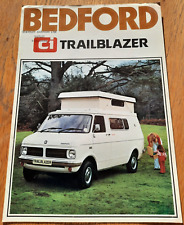 1976 BEDFORD TRAILBLAZER ci campervan car sales brochure from the UK