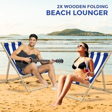 Wooden Deck Beach Folding