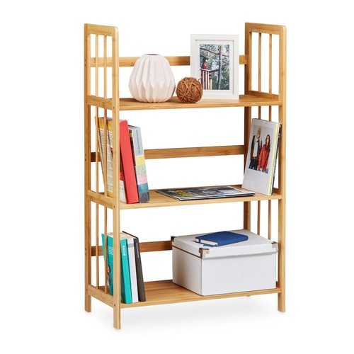 Bamboo shelving unit with - unit,