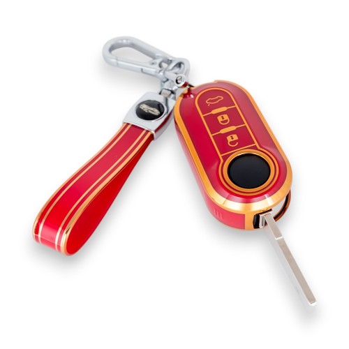 Button flip key cover - key, with