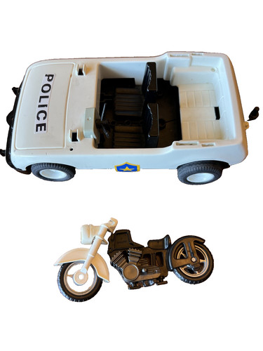 Playmobil vintage police car - vintage,