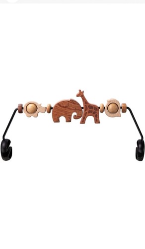 Baby bouncer toy bar - baby, wooden