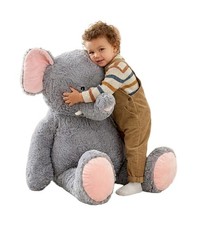 Jumbo elephant plushie - elephant, 40"