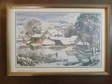 Print of the Etrick Shepherd by James McIntosh Patrick, a  landscape In snow