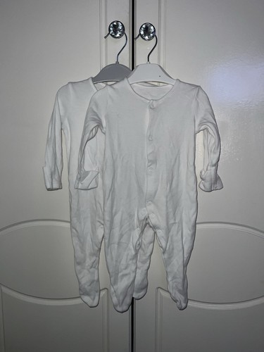 Pack plain white 3 baby - plain,