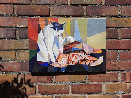 Ken kiff cats oil - ken,