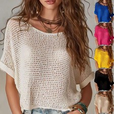 Ladies Hollow Shirt Crochet