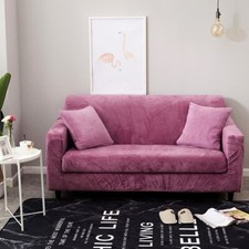 Plush Fabirc Sofa Cover