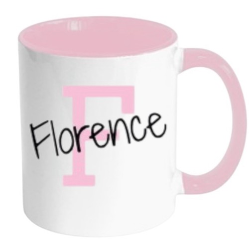 Personalised mug name and - personalised,