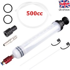 500cc Car Oil Fluid Extractor Fluid Syringe Manual Suction Transfer Filling Pump