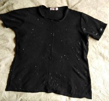 Ladies Bonmarche Black Sparkly