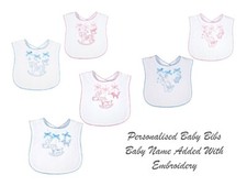Personalised Baby Bibs Boys