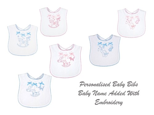 Personalised baby bibs boys - personalised,