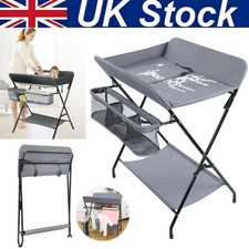 Folding Baby Infant Changer Unit Table Nursery Changing Station Bath Mat Storage
