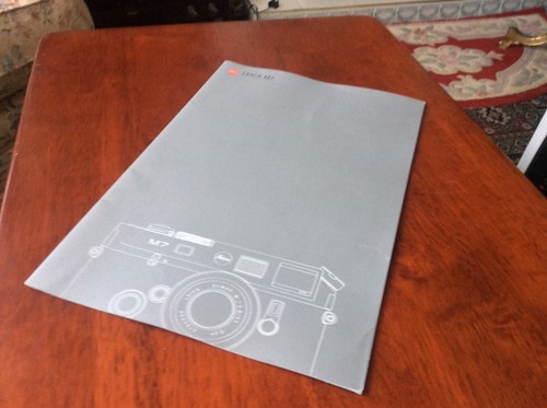 Original leica brochure - original,