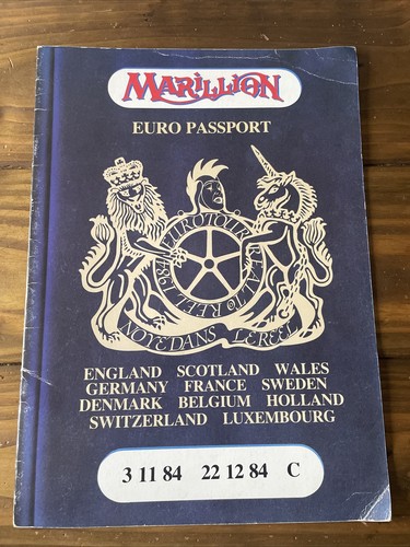 Marillion euro passport tour - euro,