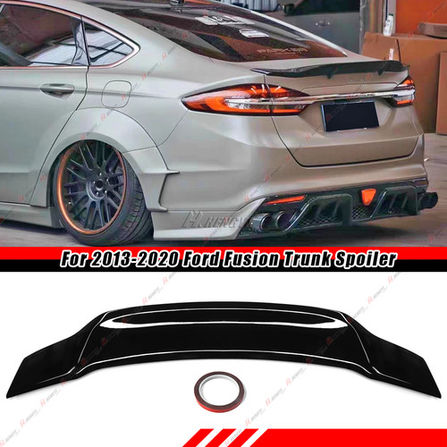 Rear spoiler black wing - wing, boot