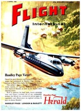 AABK06 MAGAZINE COVER PAGE ADVERT 11X8" HANDLEY PAGE HERALD