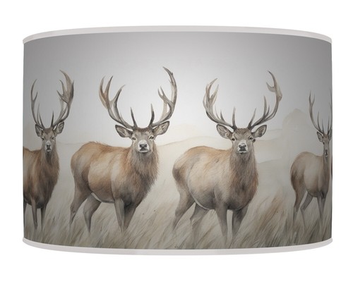 Deer stag lampshade pendant - stag,
