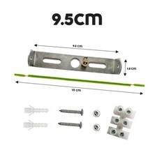 Ceiling Rose Light Bracket Kit with Fixed Earth Copper Terminal - UK Standards