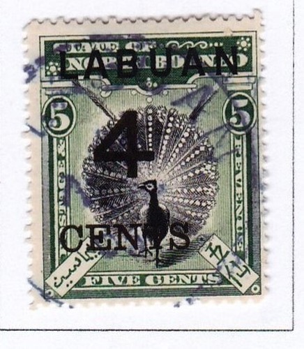 Labuan 1904 - 4c, 1c