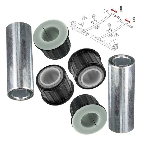 Leaf spring bush - spring, rear