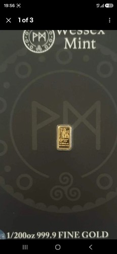 200 gold bar 24k fine - 1/200,