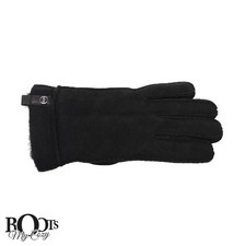 UGG TENNEY BLACK SUEDE GLOVES