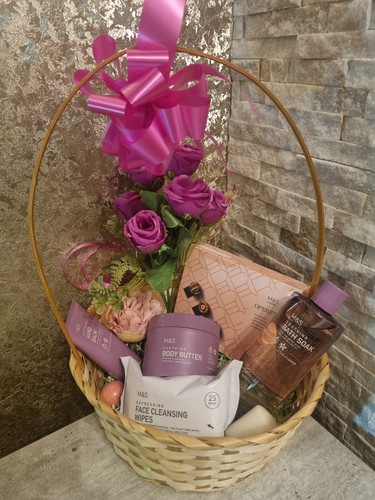 Valentines spa hamper - m&s,