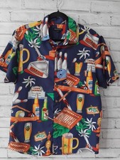 Funky HAWAIIAN SHIRT STAG BEACH HAWAII FLORAL PARTY SUMMER HOLIDAY Size L