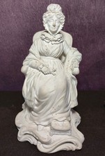 ANTIQUE *RARE* 19th CENTURY FIGURINE OF HANNAH MORE PARIAN WARE  POSSIBLY MINTON