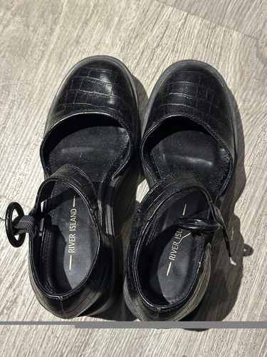 River island black strappy - island,