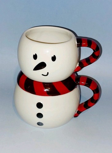 Avon stackable snowman mug set - stackable,