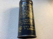 Early 20th c. Gibbs Cold Cream Shaving Stick Tin & Soap City Soap Works London