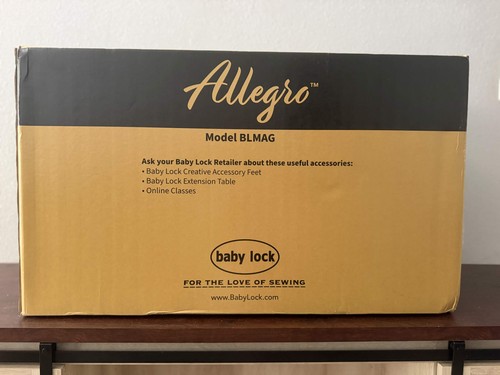 Babylock allegro sewing - allegro,
