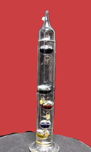 Galileo thermometer 28cm - thermometer,