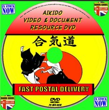AIKIDO RESOURCE MARTIAL ARTS TUITION TRAINING VIDEO/DOCS/BOOKS COLLECTION PC-DVD