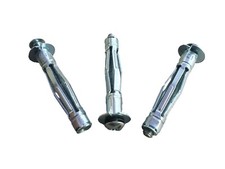 Pack Of 50 Delta Brolly Anchors M5 x 53mm Bright Zinc Plated Steel